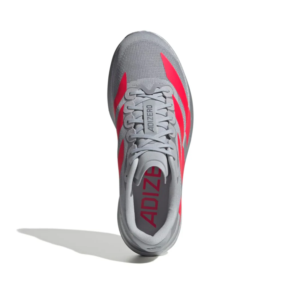 Adizero Evo SL Men's :Silver Metallic | Lucid Red - Image 4
