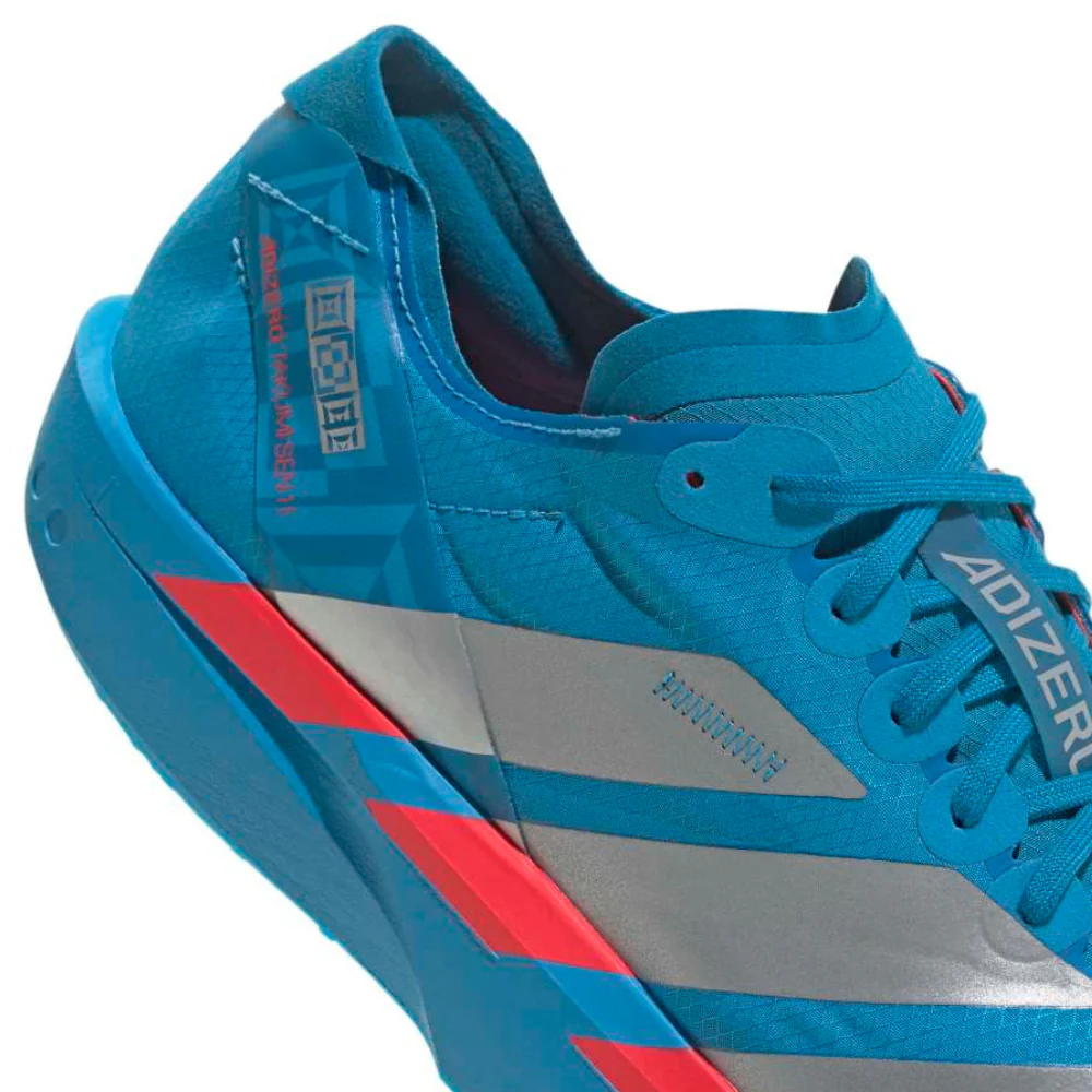 Adizero Takumi Sen 11 Men's :Solar Blue | Silver Metallic - Image 3