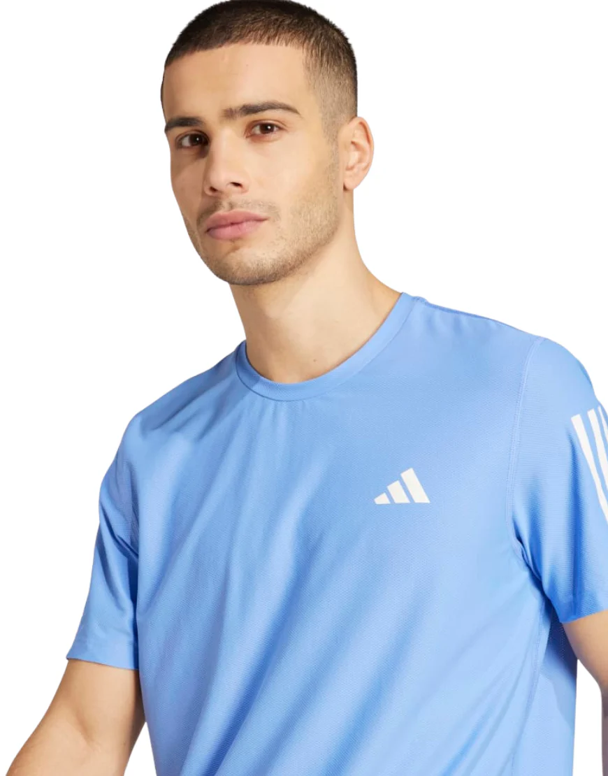 Men's Own the Run Tee :Blue Fusion - Image 2
