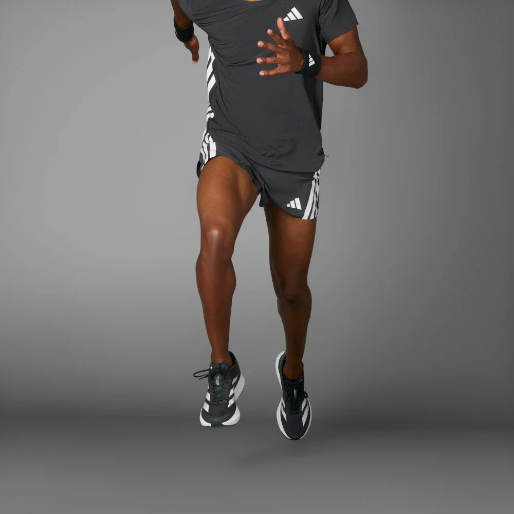 Men’s running split shorts: Black - Image 2