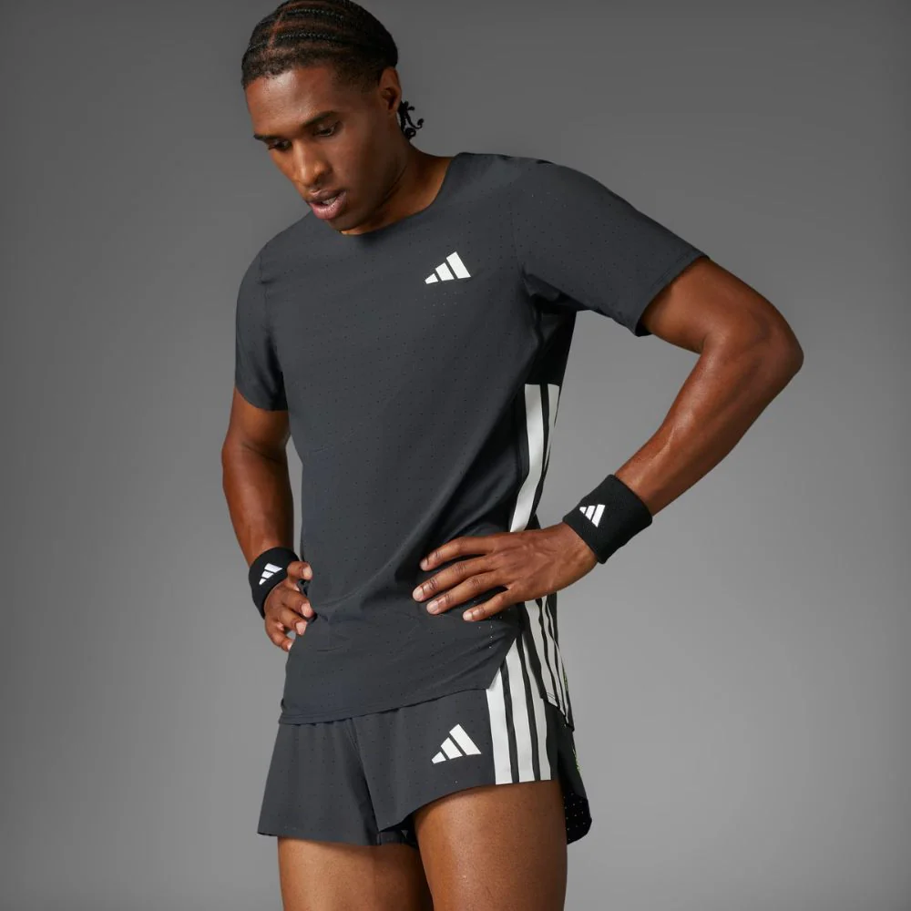 Men’s running split shorts: Black - Image 6