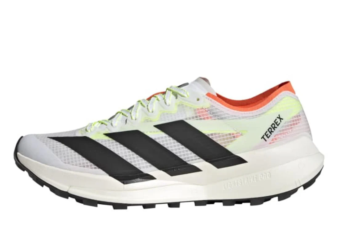 Terrex Agravic Speed 2 Trail Men's :Cloud White | Semi Impact Orange