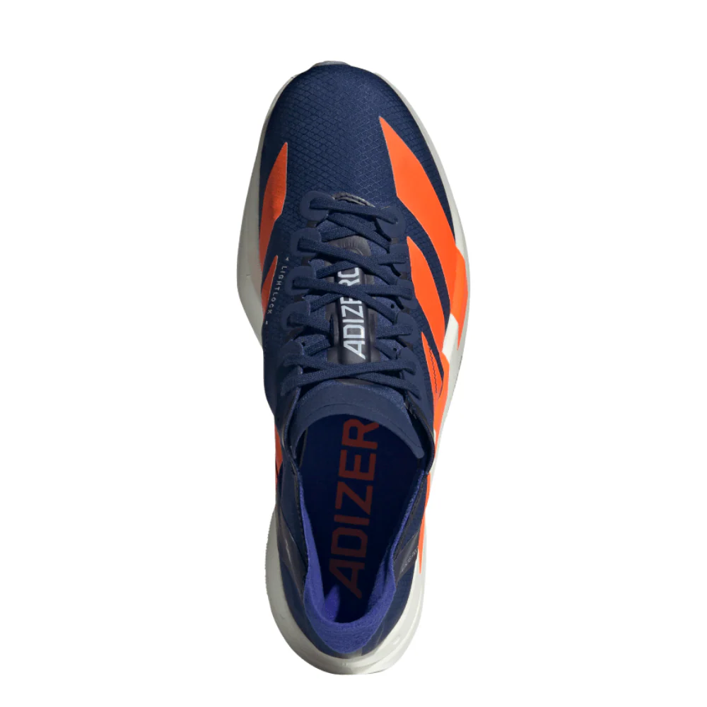 Adizero Adios Pro 4 Men's :Dark Blue | Impact Orange - Image 3