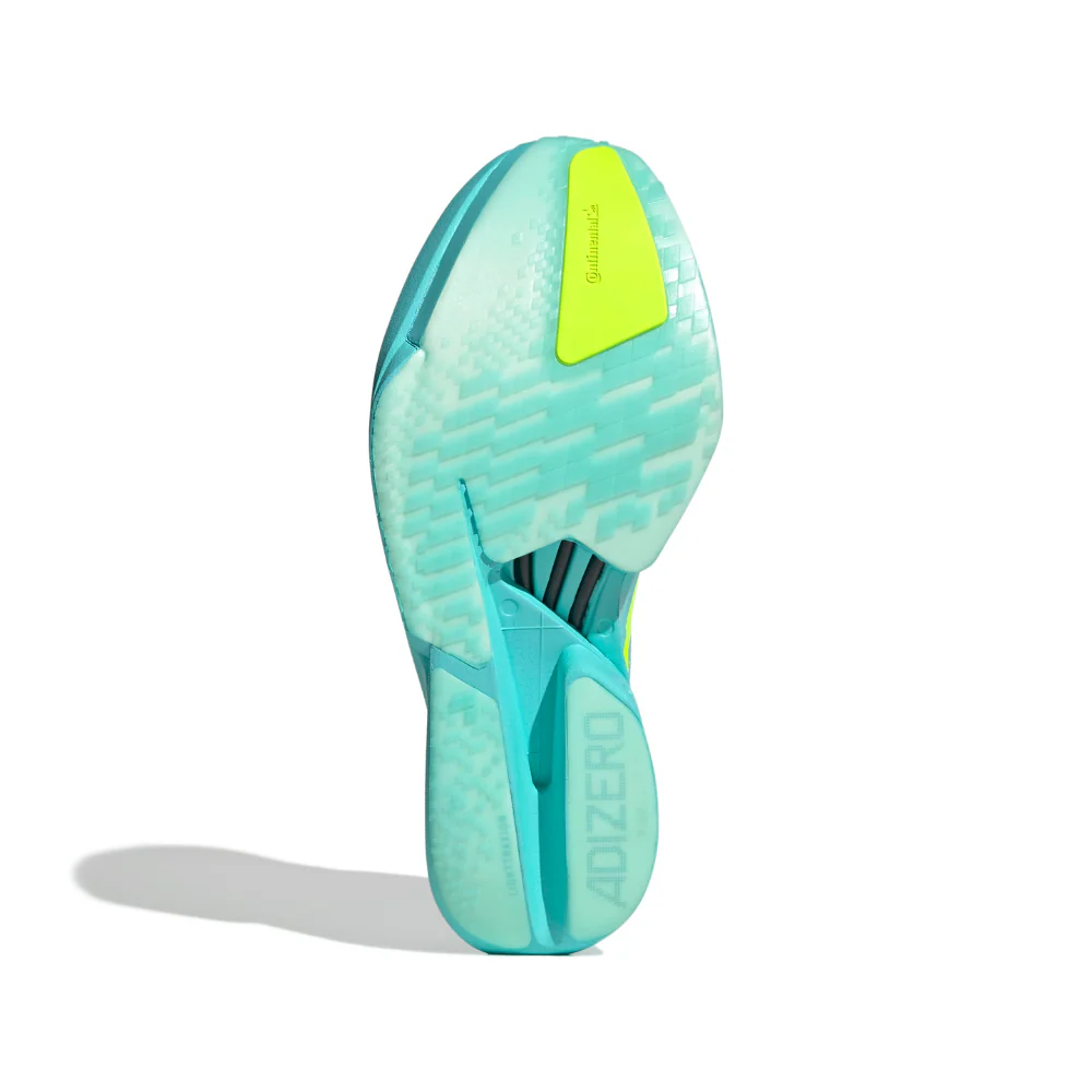 Adizero Adios Pro 4 Men's :Flash Aqua | Lucid Lemon - Image 4