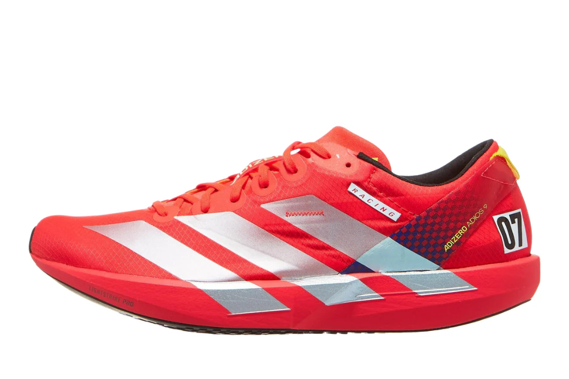 Adizero Adios 9 Men's :Lucid Red | Cloud White