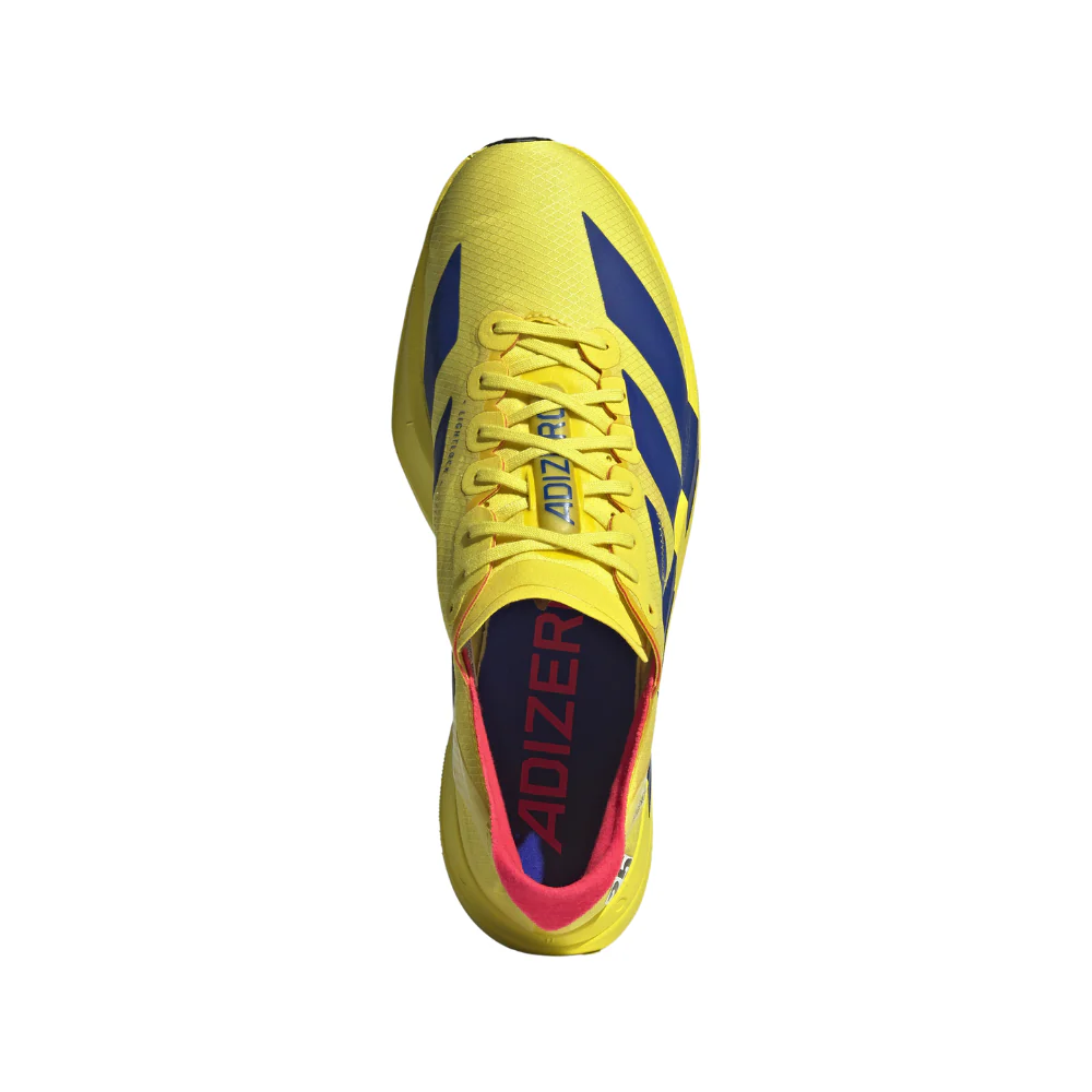 Adizero Adios Pro 4 Men's :Pure Sulfur | Lucid Blue - Image 4