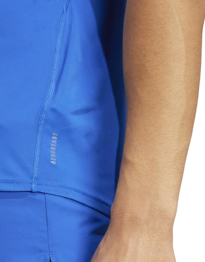 Men's Adizero Essentials Tee :Royal Blue - Image 4