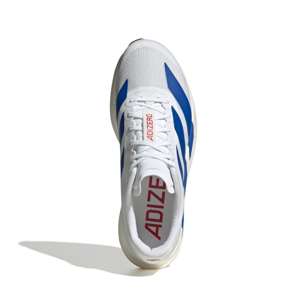 Adizero Evo SL Men's :Cloud White | Royal Blue - Image 2