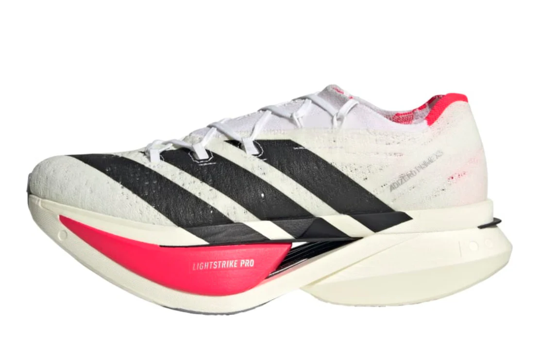 Adizero Prime X3 Strung :Cloud White | Lucid Red