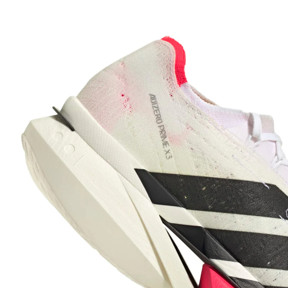 Adizero Prime X3 Strung :Cloud White | Lucid Red - Image 2