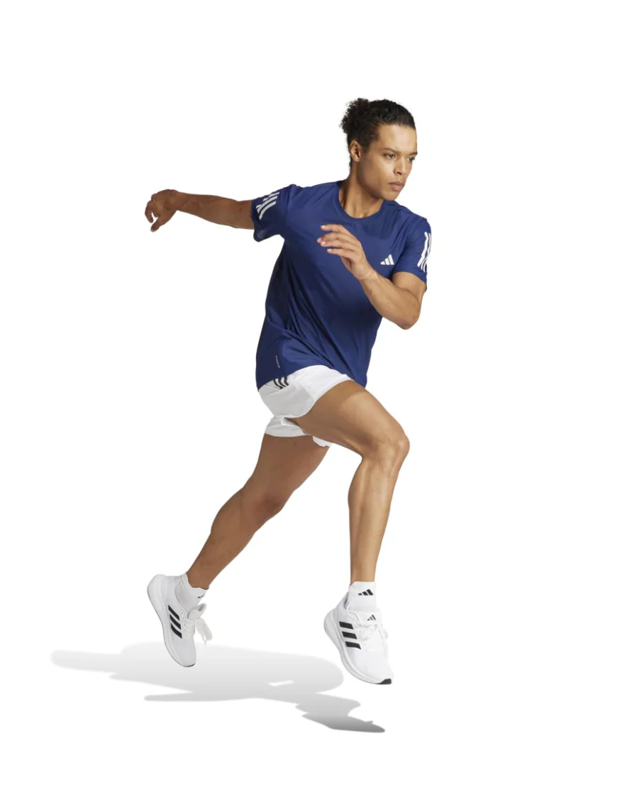Men's Own The Run Tee :Dark Blue - Image 5
