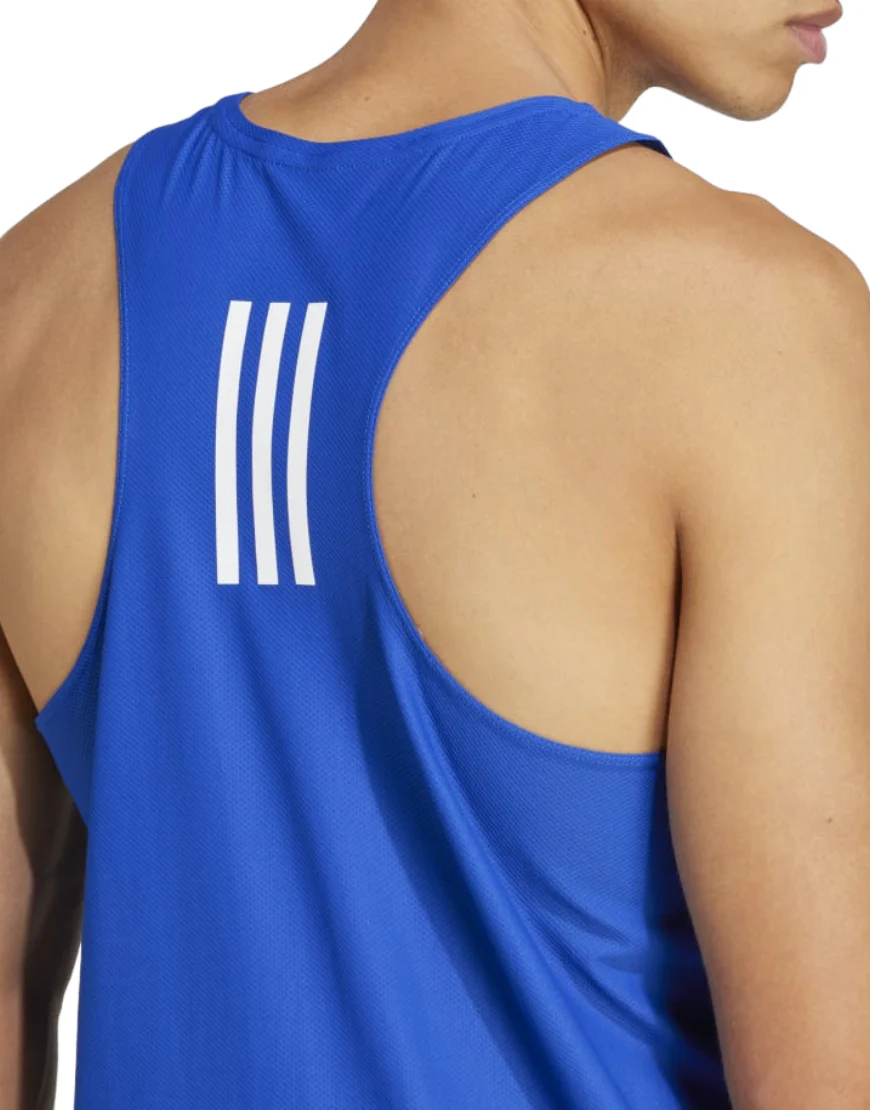 Men's Own The Run Tank Top :Royal Blue - Image 4
