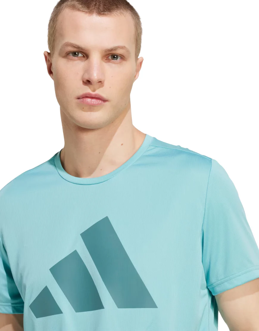 Men's Run It Tee :Mint Ton - Image 2