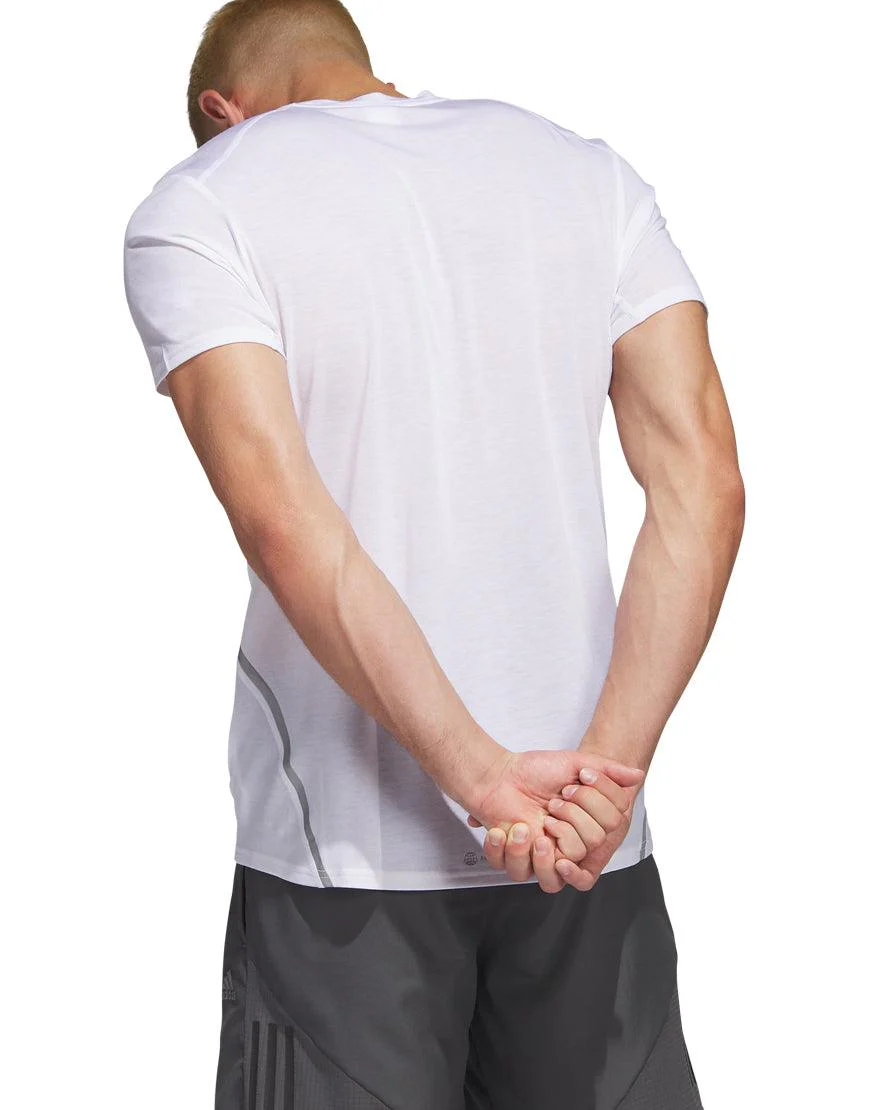 Men's Win Confidence Running Tee :White - Image 3