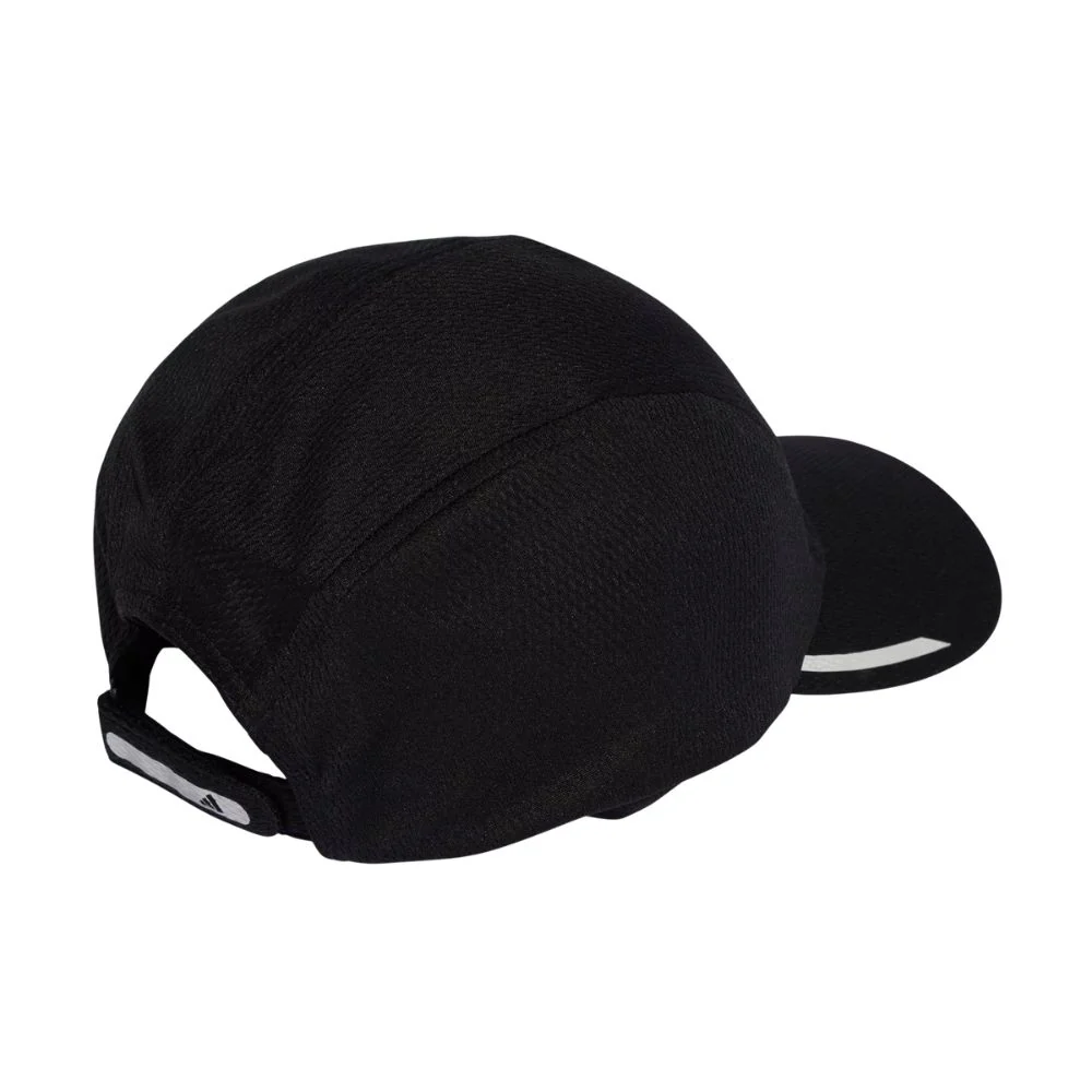 Mesh 4 Panel Cap Climacool :Black | Reflective Silver - Image 2