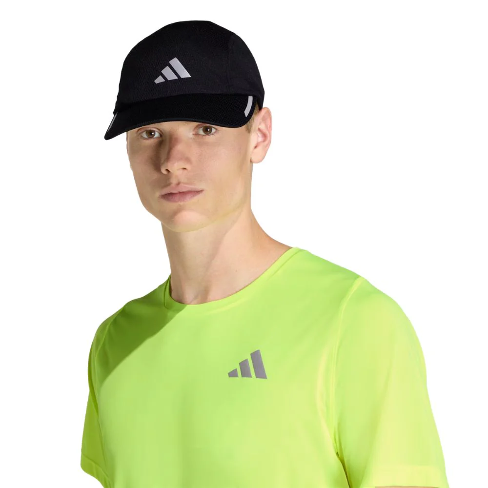 Mesh 4 Panel Cap Climacool :Black | Reflective Silver - Image 3