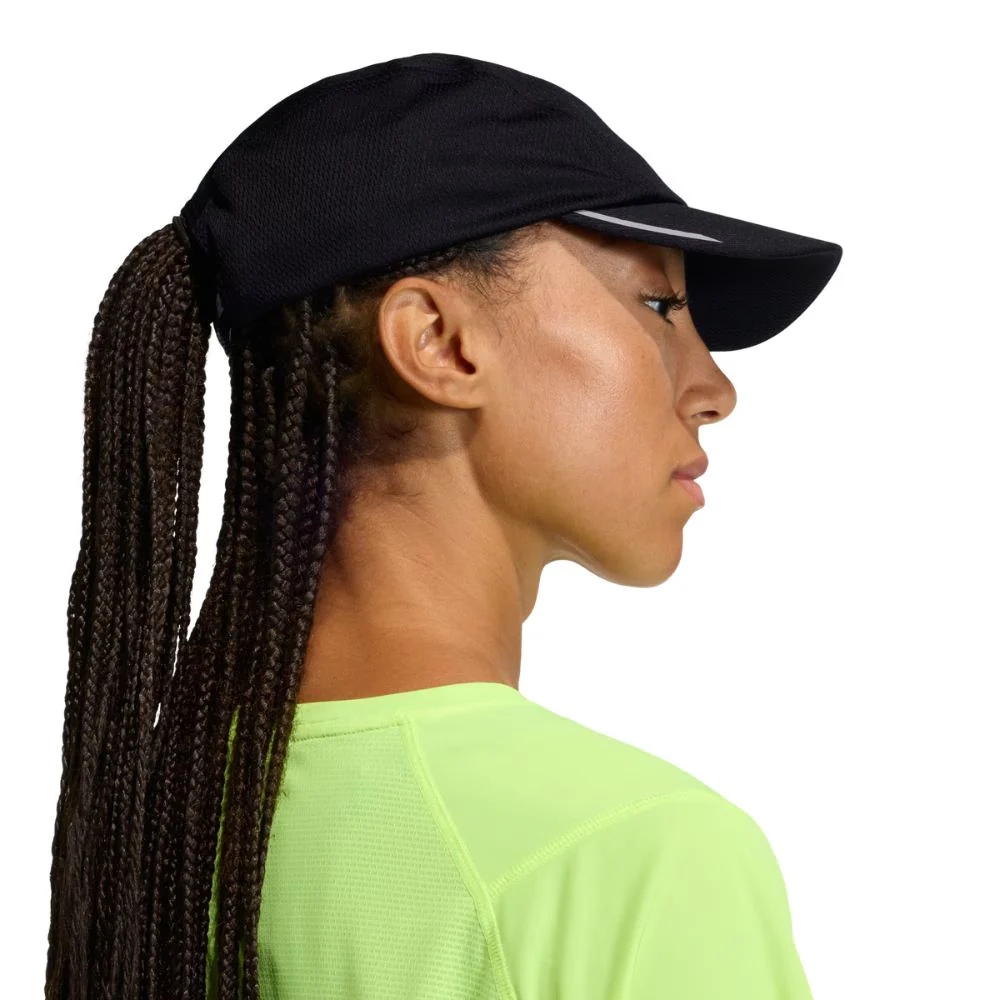 Mesh 4 Panel Cap Climacool :Black | Reflective Silver - Image 4