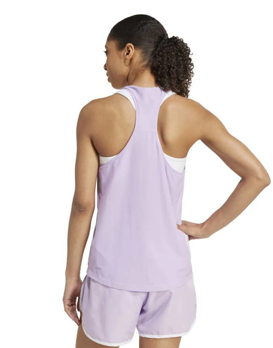 Women's Own The Run Tank Top :Powder Plum - Image 3