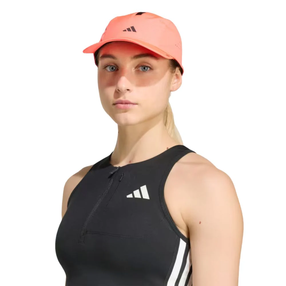 Adidas Runningxadizero Lightweight Climacool Cap :Solar Turbo | Black Reflective - Image 3