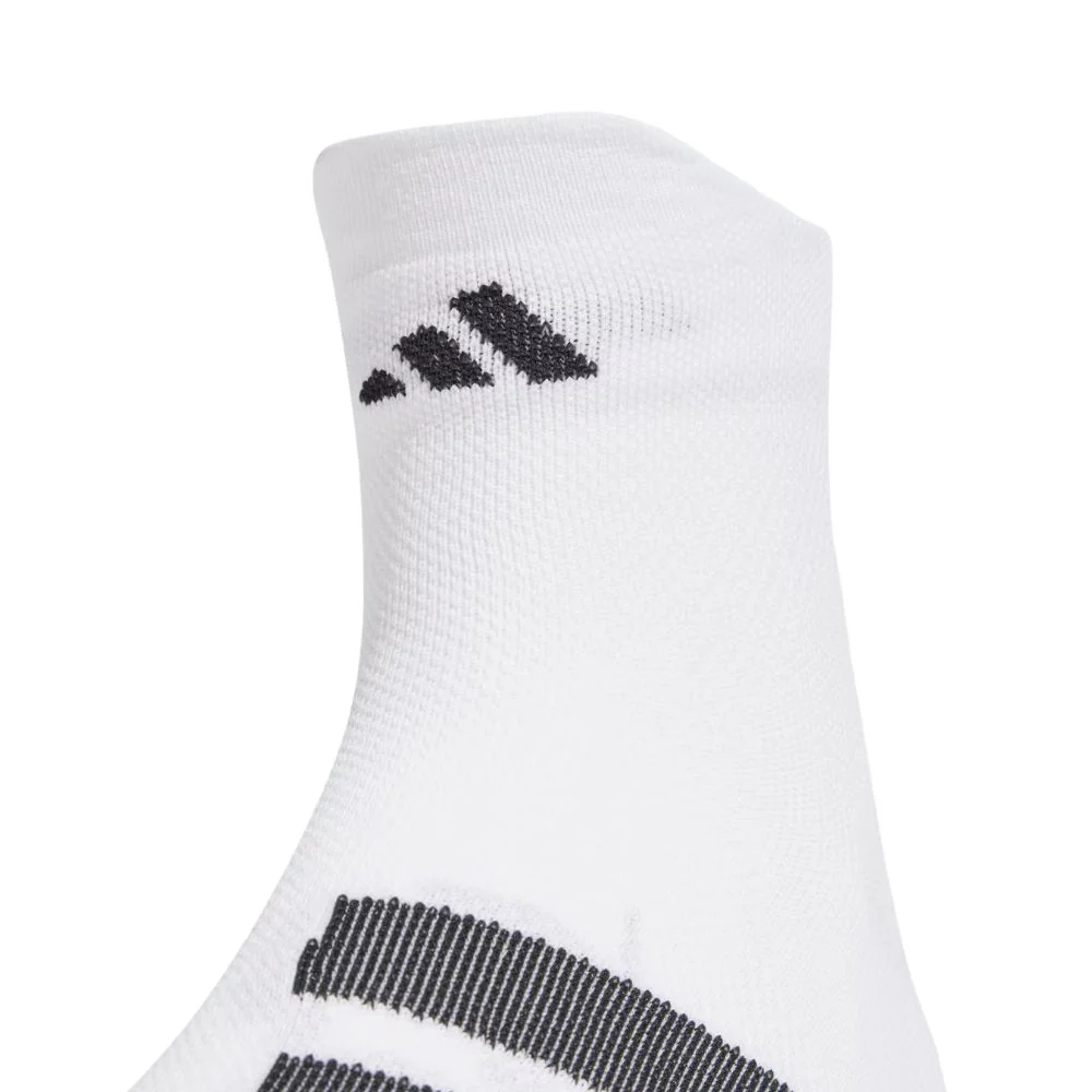 Adidas RunXAdizero Socks 1 Pair :White | Black - Image 2