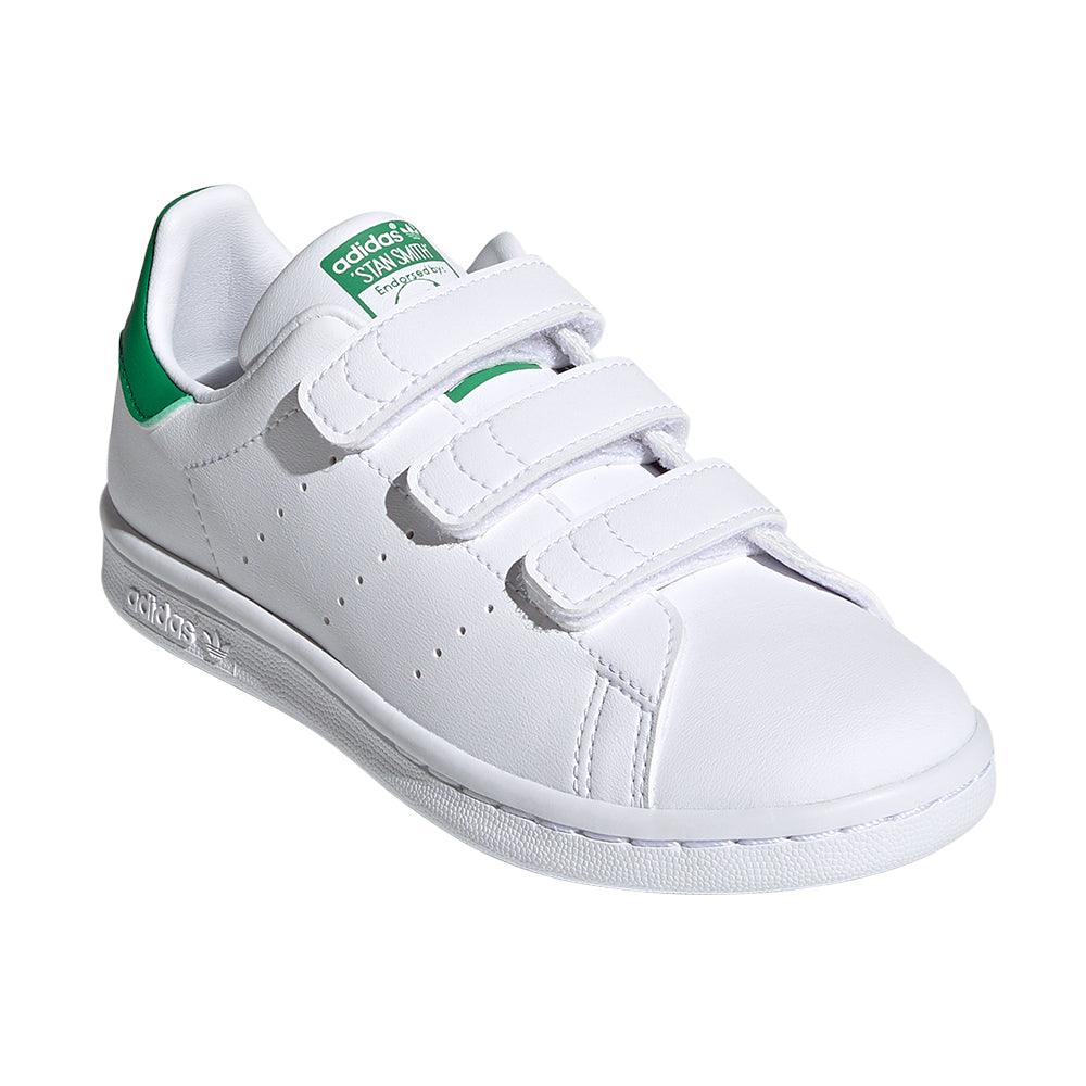 Stan Smith Younger Kids' :Cloud White | Green - Image 2