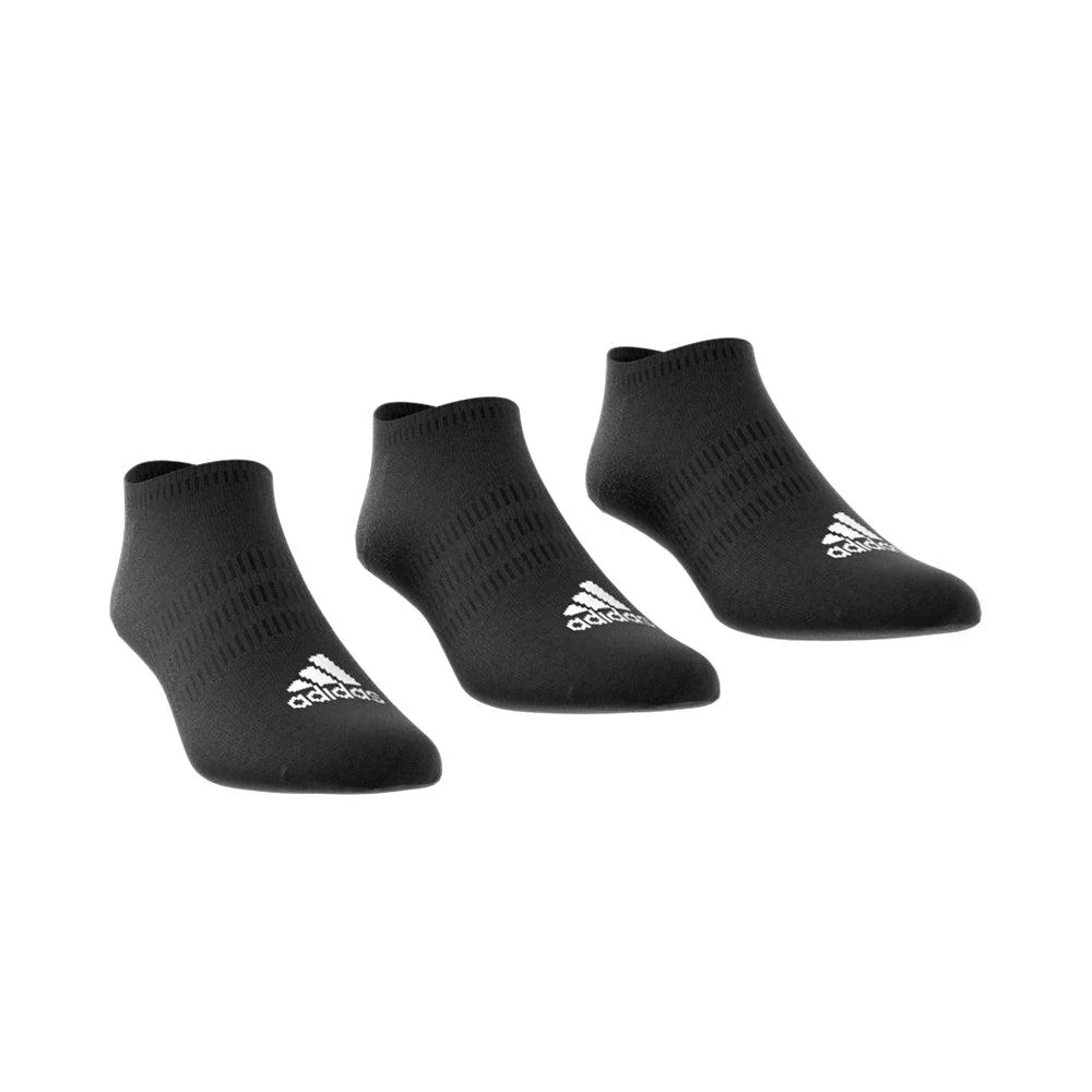 Adidas Thin & Light No Show Socks (3 Pairs) - Image 2