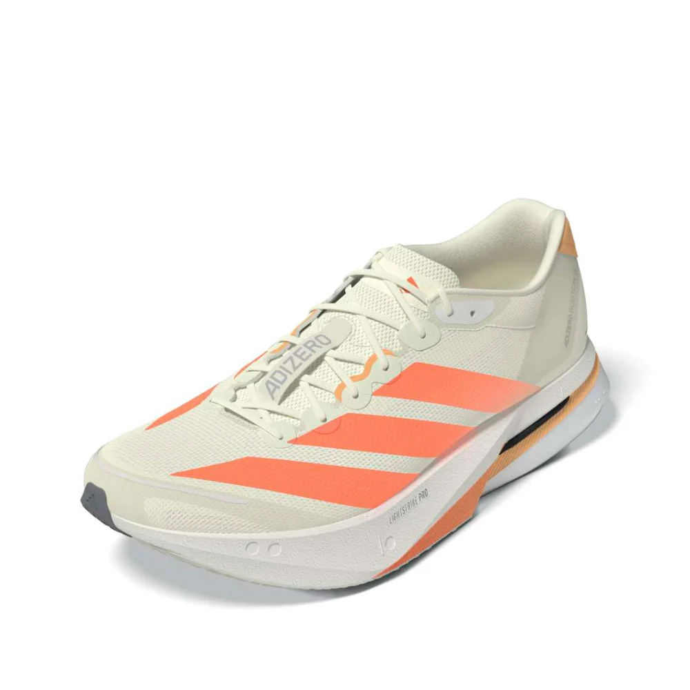 Adizero Boston 13 Women's :Off White | Beam Orange - Image 2
