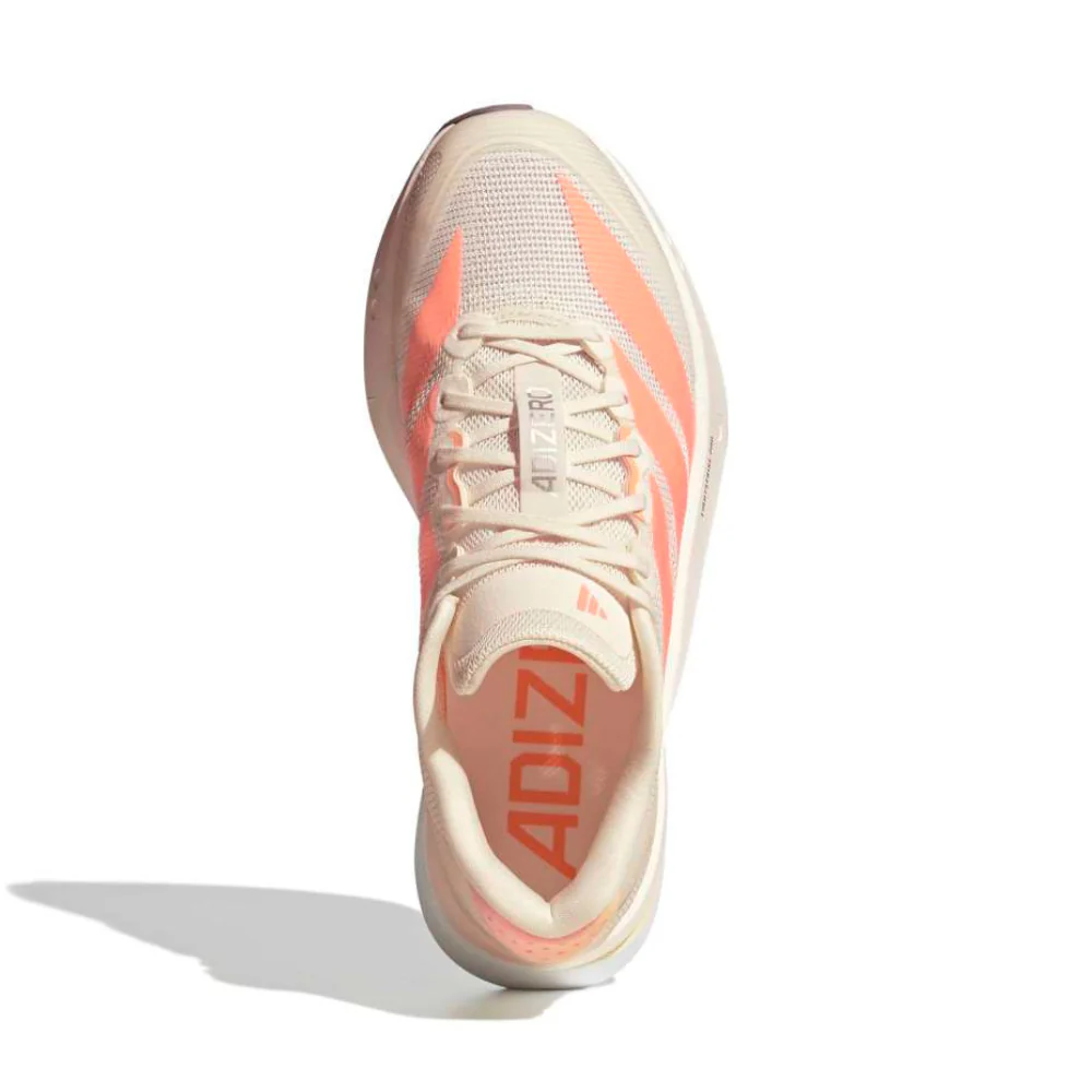 Adizero Boston 13 Women's :Off White | Beam Orange - Image 3