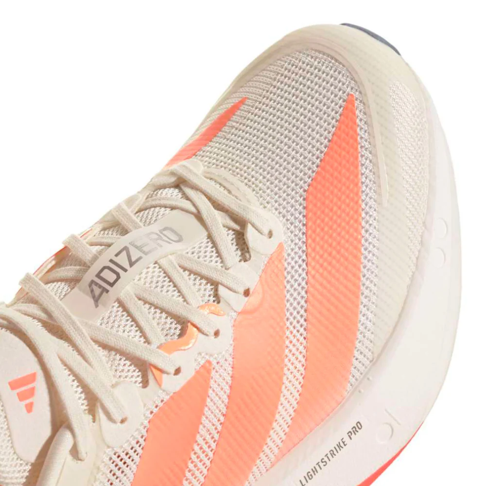 Adizero Boston 13 Women's :Off White | Beam Orange - Image 4