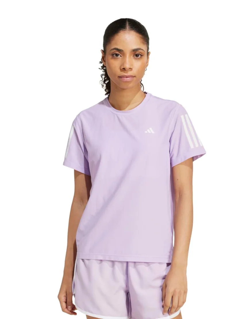 Women's Own The Run Tee :Powder Plum - Image 2