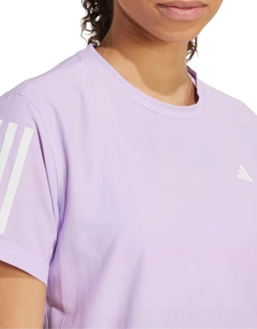 Women's Own The Run Tee :Powder Plum - Image 3