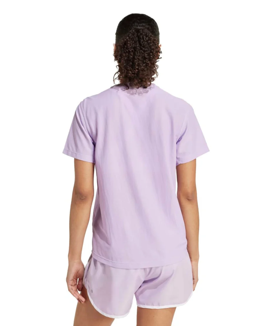 Women's Own The Run Tee :Powder Plum - Image 4