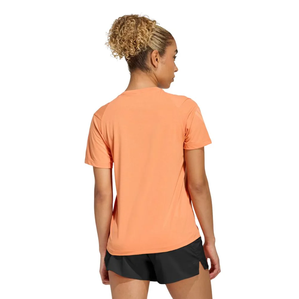 Women's Adi365 Climacool T-Shirt :Dusky Orange - Image 2