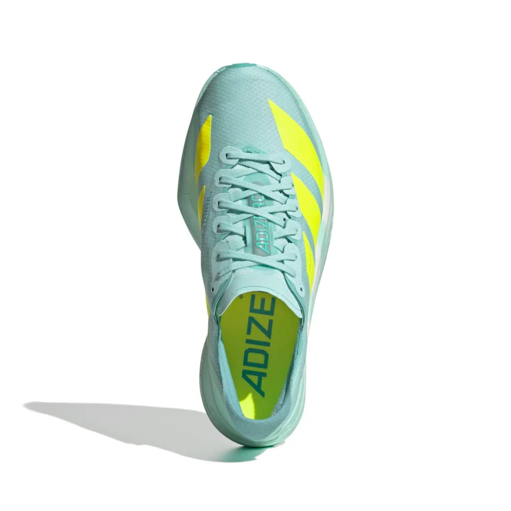 Adizero Adios Pro 4 Women's :Semi Flash Aqua | Lucid Lemon - Image 2