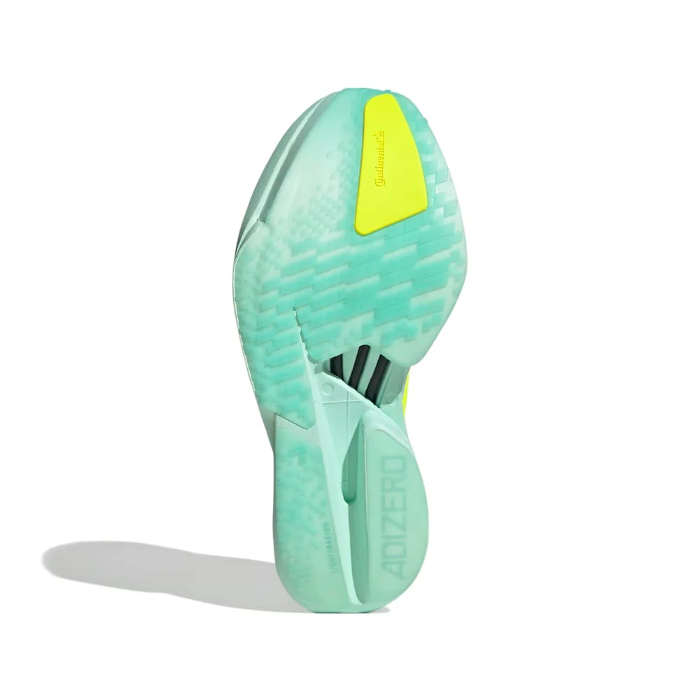 Adizero Adios Pro 4 Women's :Semi Flash Aqua | Lucid Lemon - Image 3