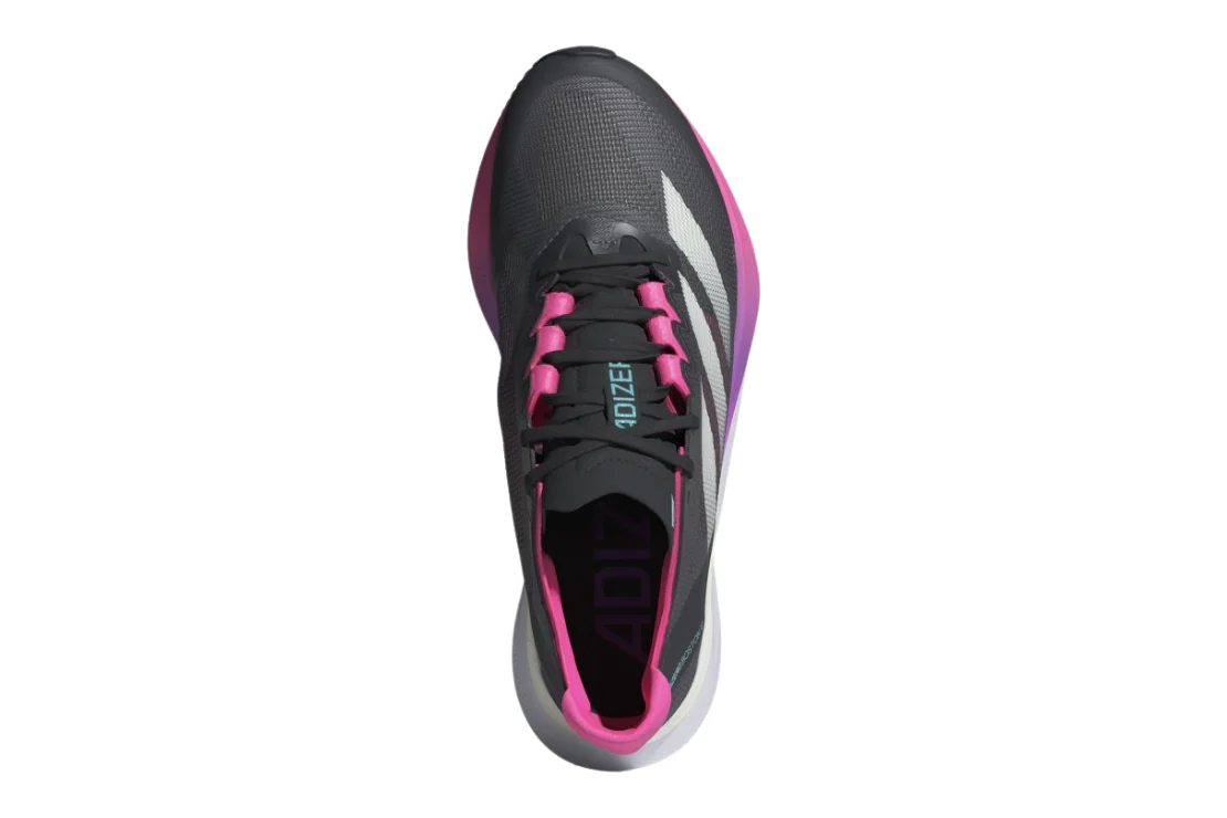 Adizero Boston 12 Women's :Grey Five | Lucid Pink - Image 3