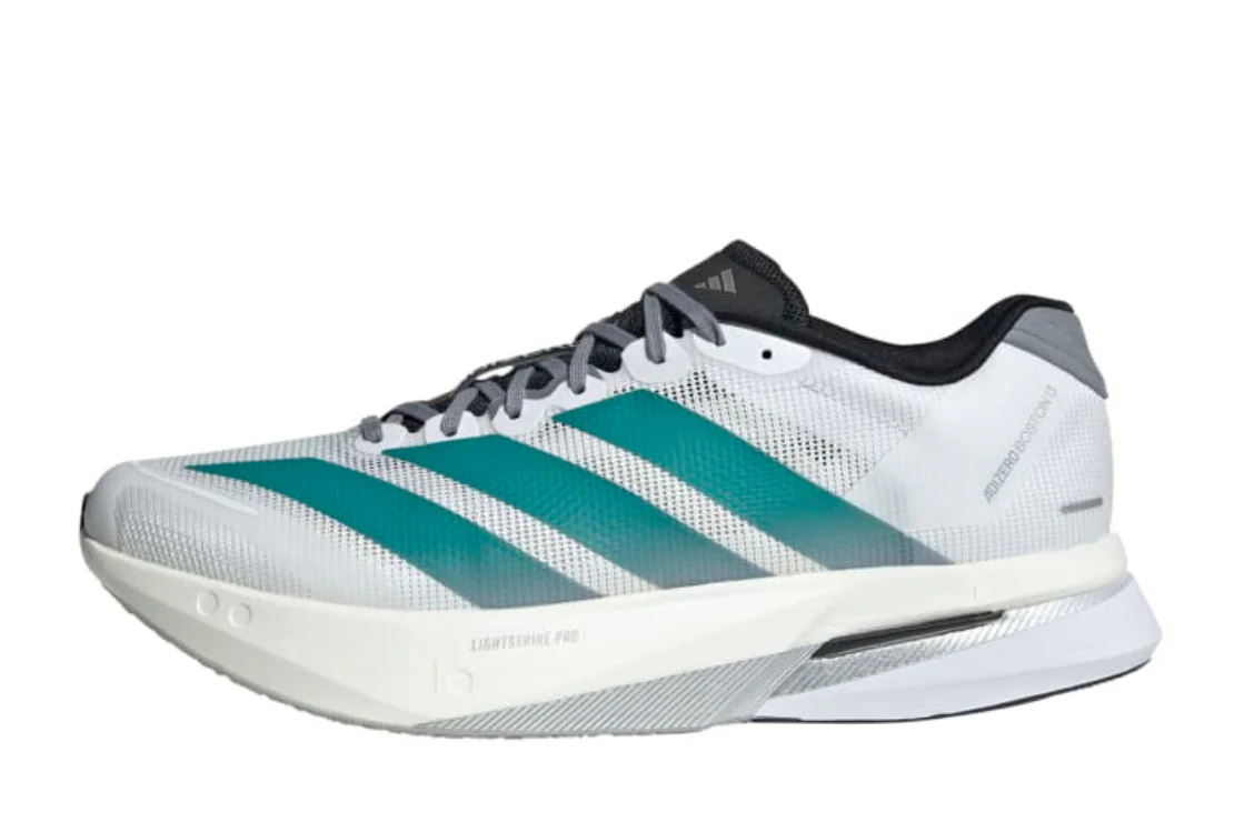 Adizero Boston 13 Women's :Cloud White | Pure Teal