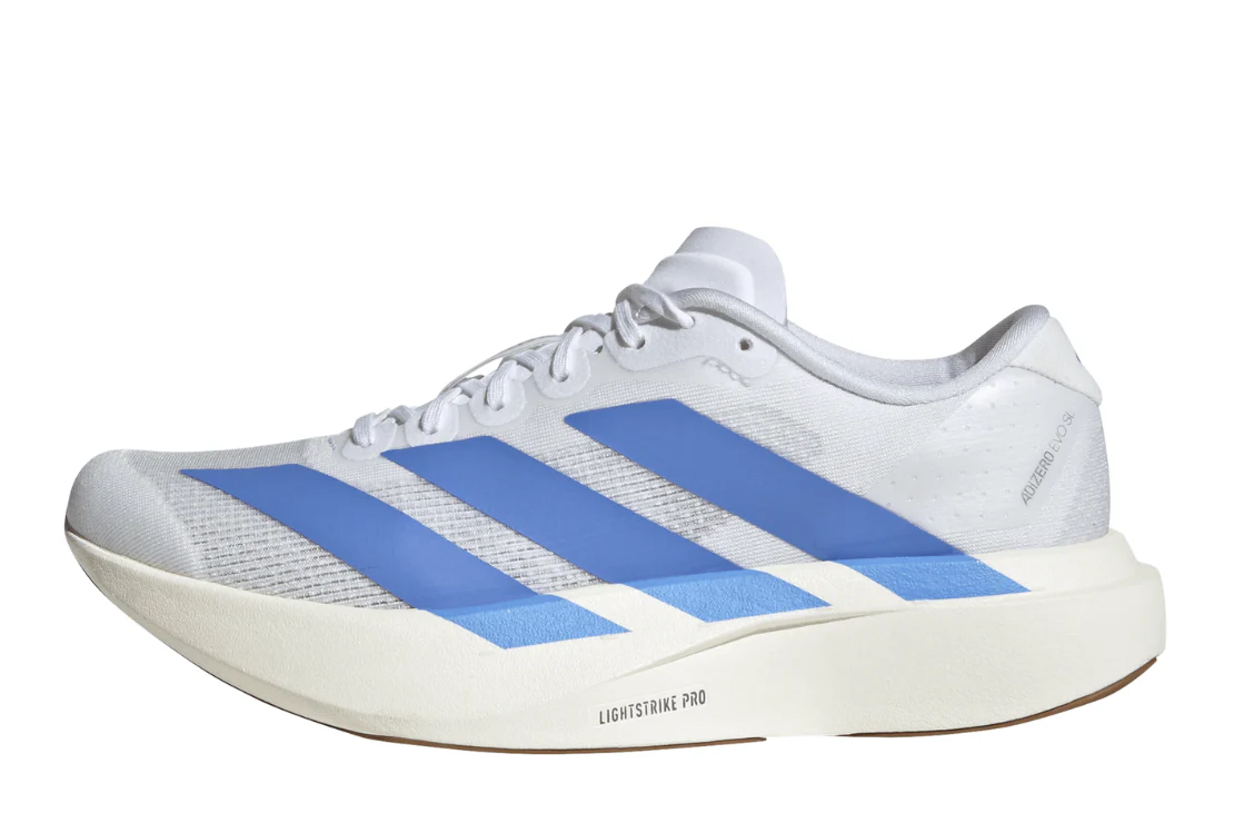Adizero Evo SL Women's :Cloud White | Blue Fusion