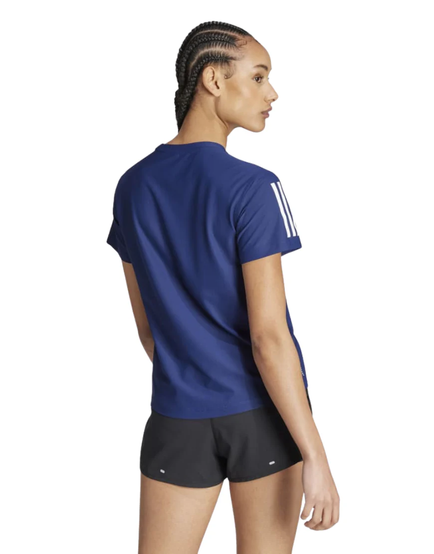 Women's Own The Run Tee :Dark Blue - Image 2