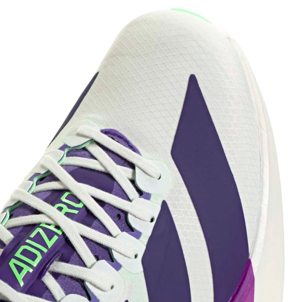 Adizero Adios Pro 4 Men's :Core White | Collegiate Purple - Image 2