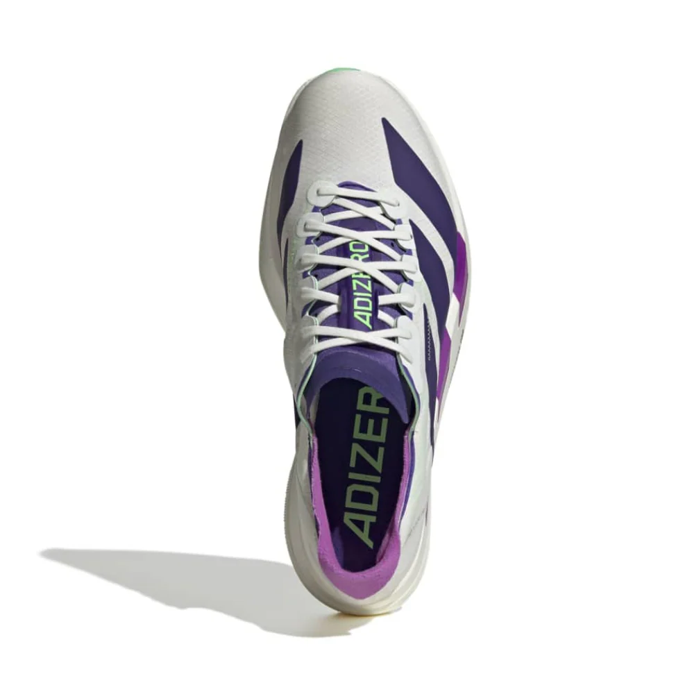 Adizero Adios Pro 4 Men's :Core White | Collegiate Purple - Image 4