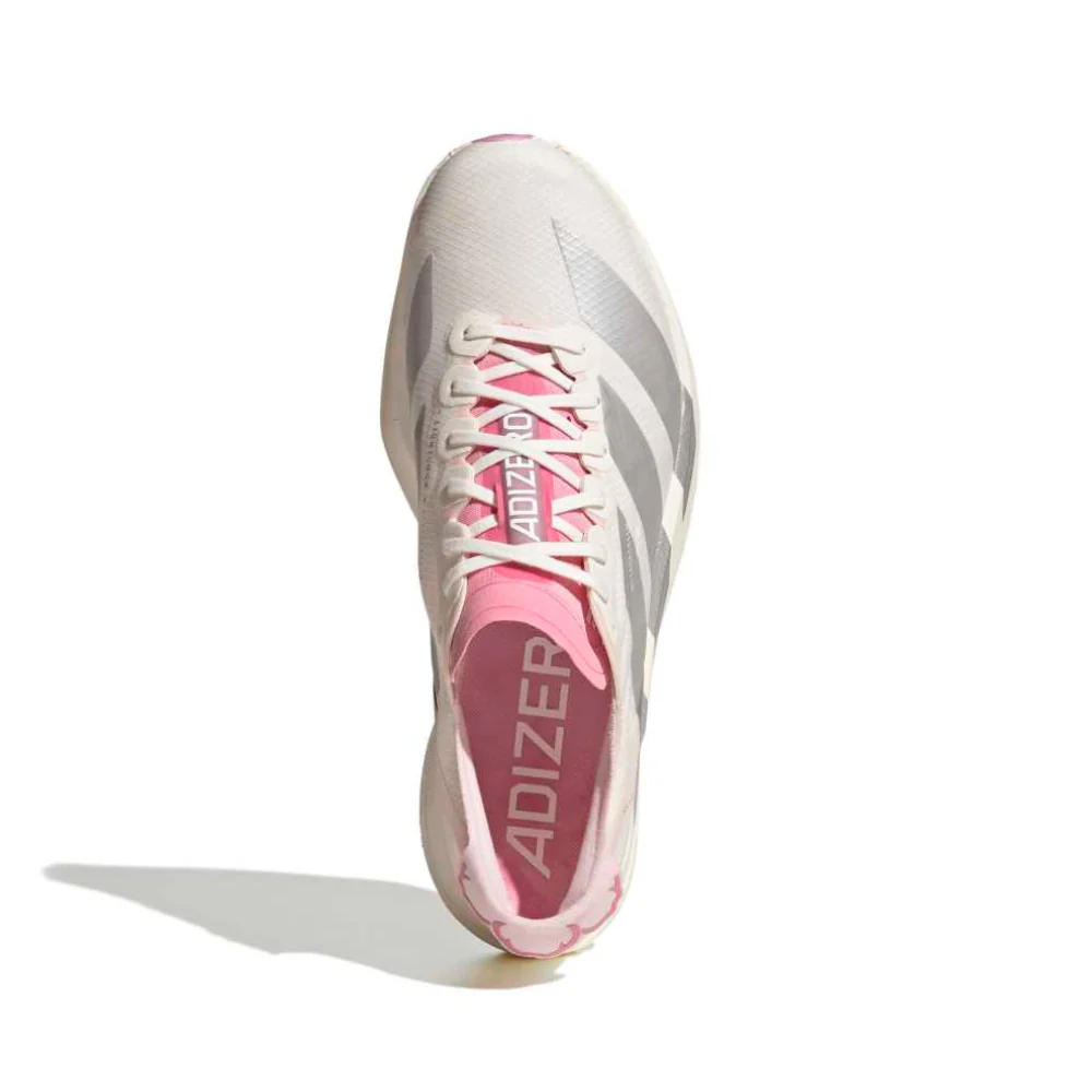 Adizero Adios Pro 4 Men's :Core White | Bliss Pink - Image 3