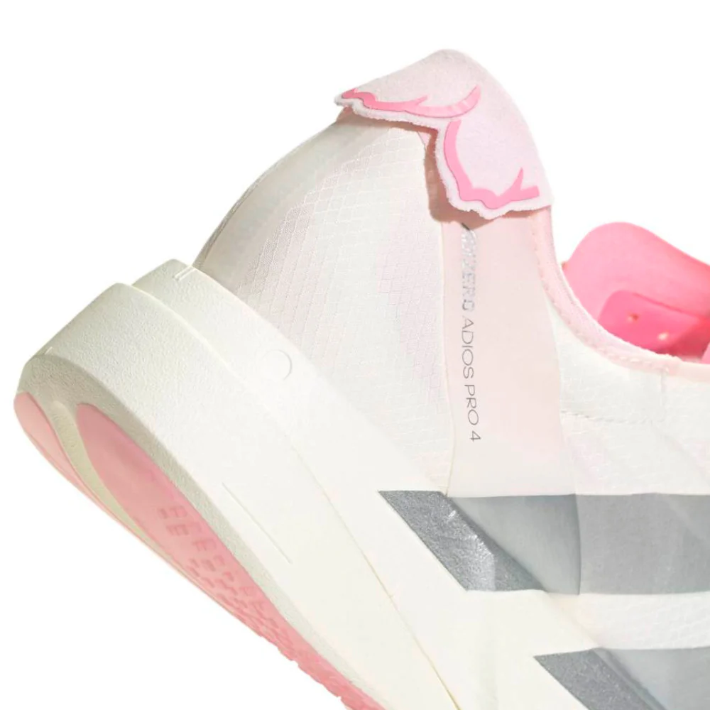 Adizero Adios Pro 4 Men's :Core White | Bliss Pink - Image 6