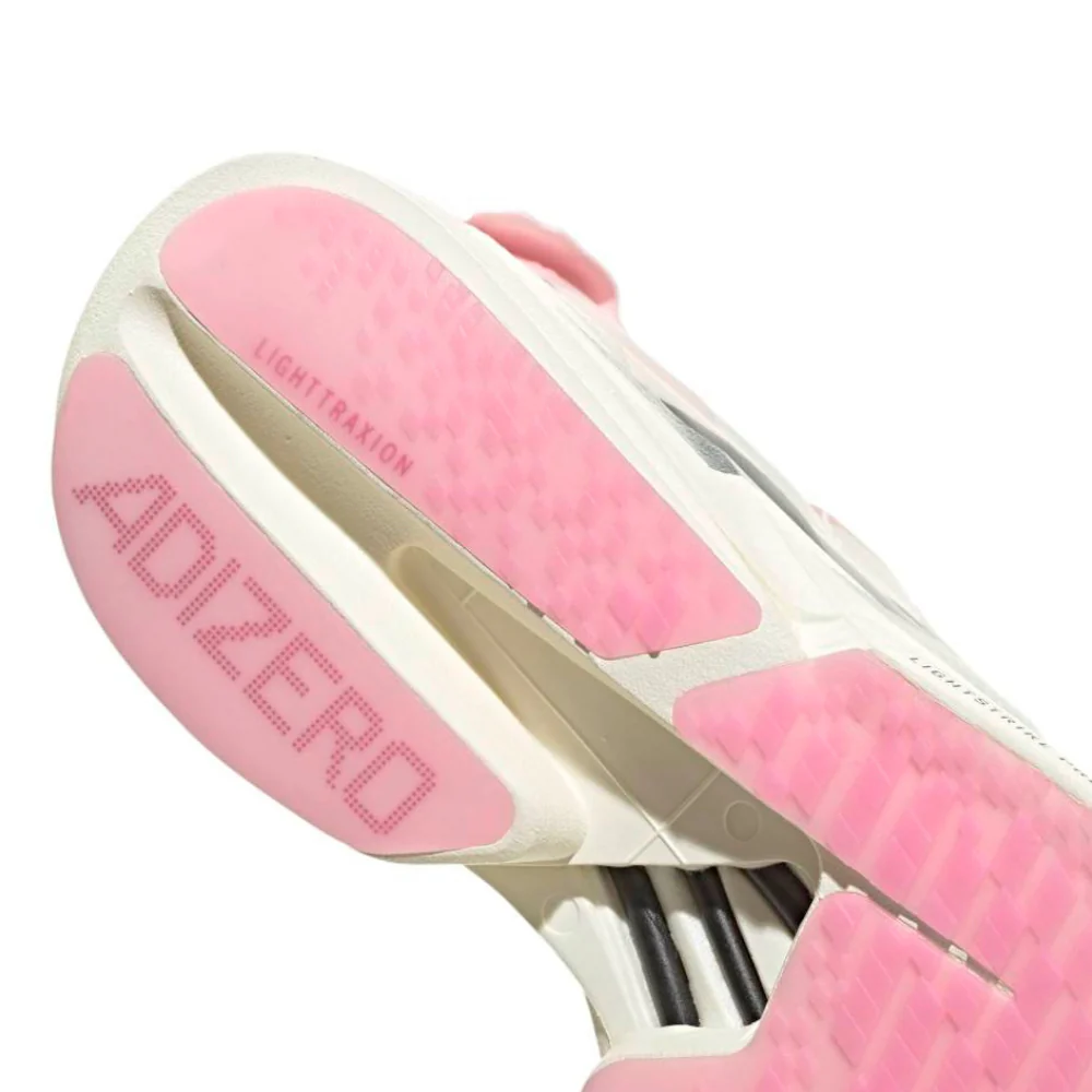 Adizero Adios Pro 4 Men's :Core White | Bliss Pink - Image 7
