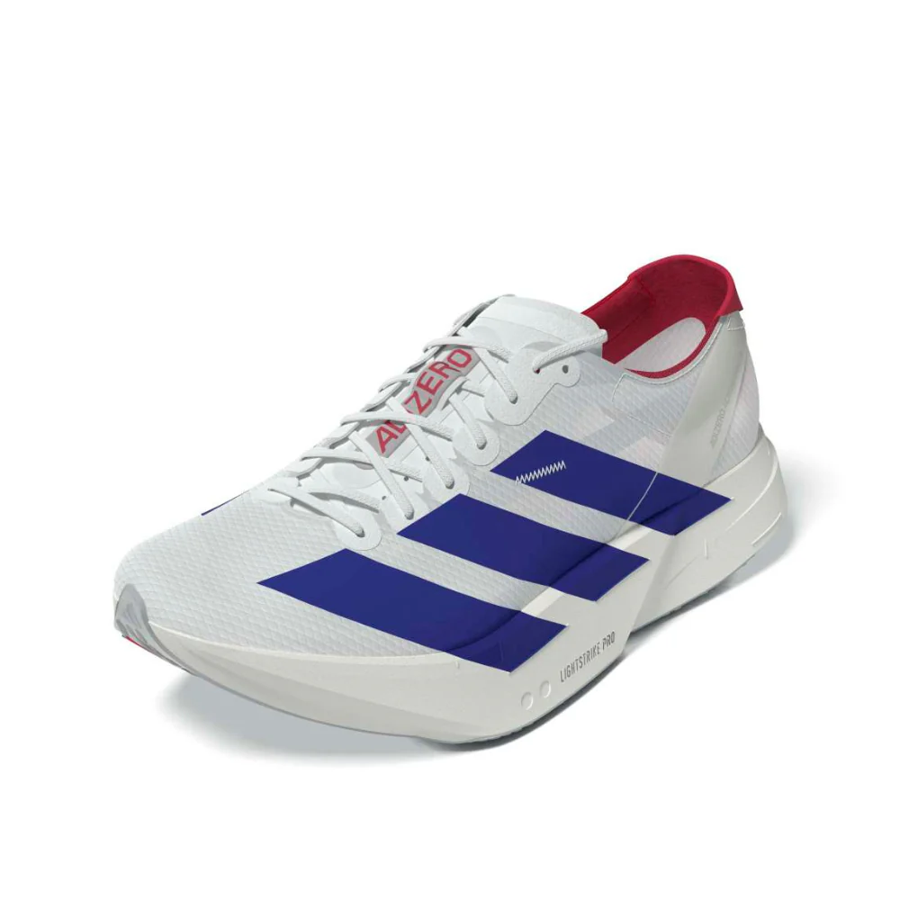 Adizero Adios Pro 4 Men's :Cloud White | Royal Blue - Image 2