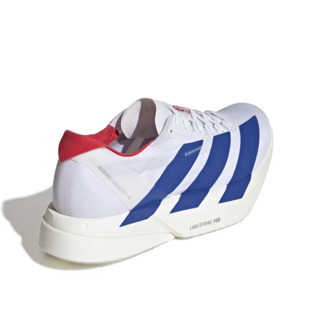 Adizero Adios Pro 4 Men's :Cloud White | Royal Blue - Image 3