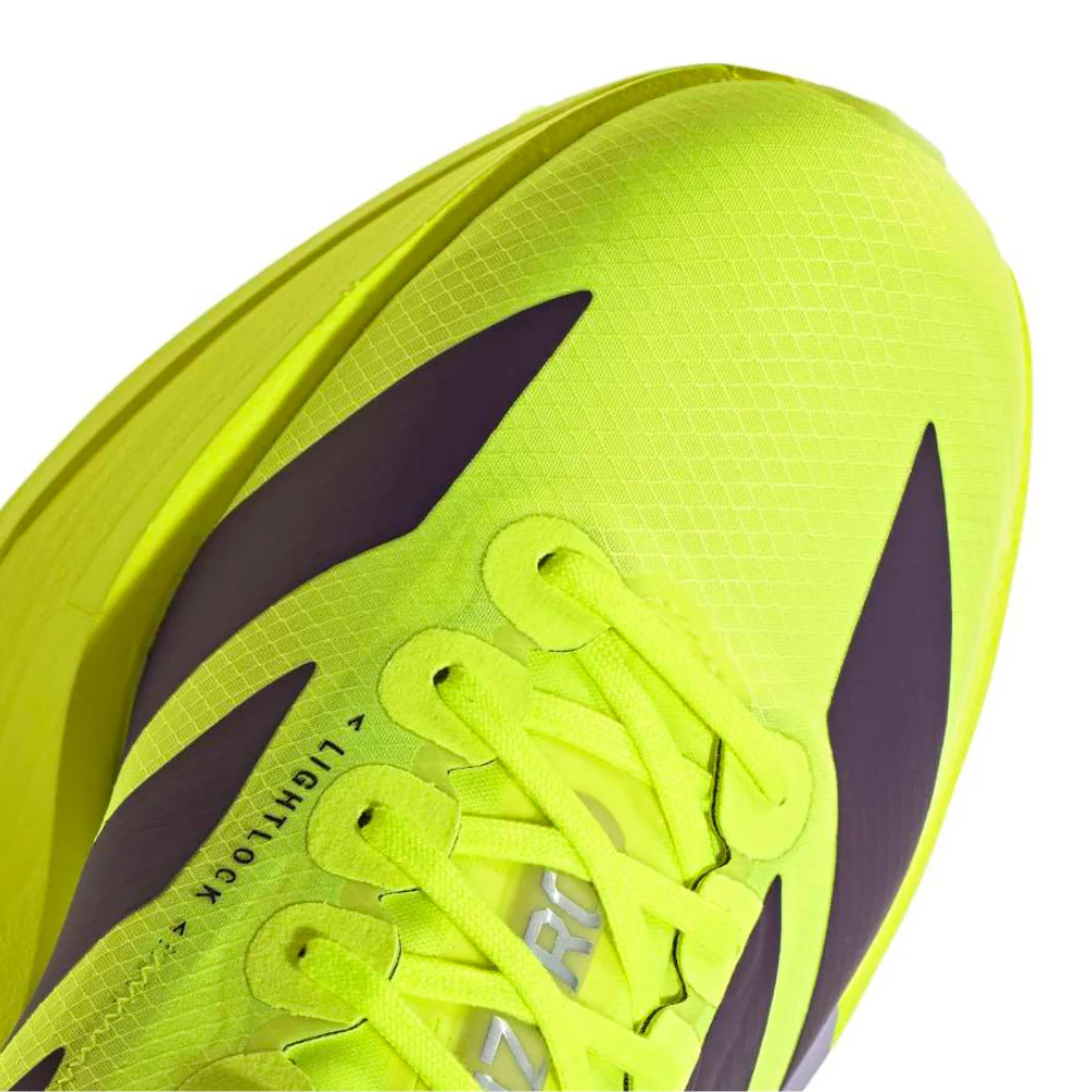 Adizero Adios Pro 4 Men's :Solar Yellow | Aurora Plum - Image 4