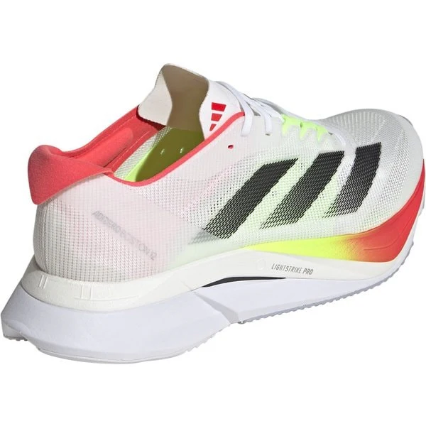 Adizero Boston 12 Men's :Cloud White | Lucid Red - Image 2