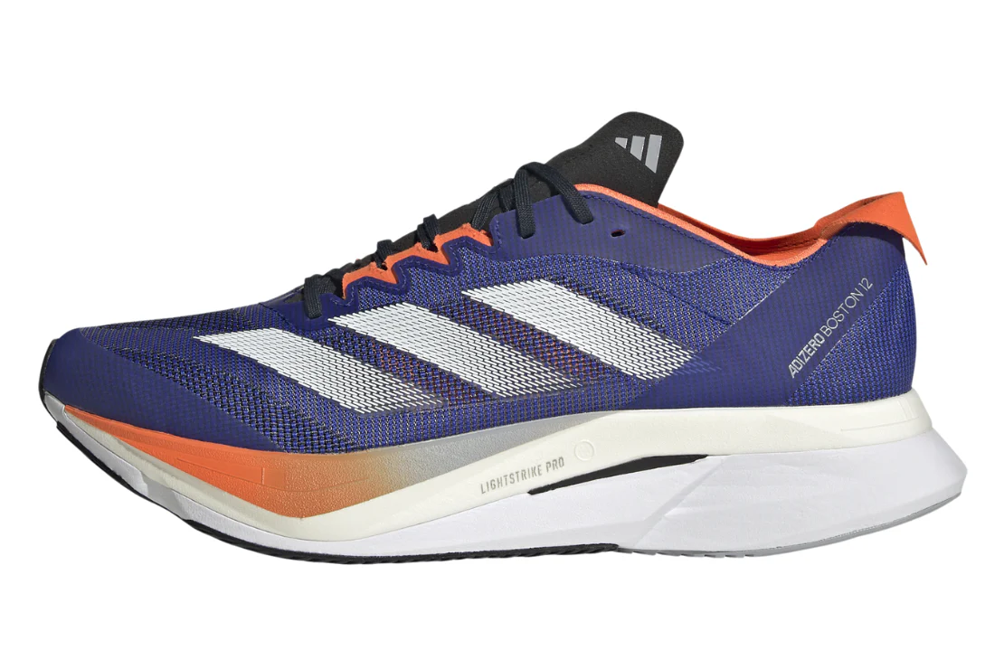 Adizero Boston 12 Men's :Lucid Blue | Impact Orange