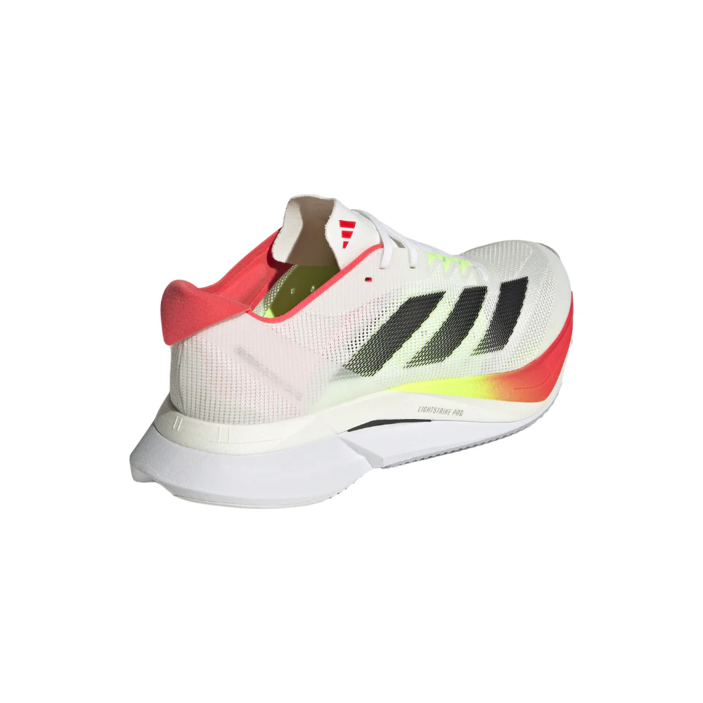Adizero Boston 12 Women's :Cloud White | Lucid Red - Image 3